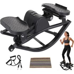 Multifunctional Mini Stepper, Anti-slip Pedal Indoor And Outdoor Fitness Equipment,Self-pickup Only (Option: Black) Multifunctional Mini Stepper, Anti-slip Pedal Indoor And Outdoor Fitness Equipment,Self-pickup Only (Option: Black)