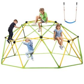10FT Climbing Dome For Kids Jungle Gym Apply To Park Dome Climber With Swing Playground Equipment,Green (Option: Defaulttitle) 10FT Climbing Dome For Kids Jungle Gym Apply To Park Dome Climber With Swing Playground Equipment,Green (Option: Defaulttitle)